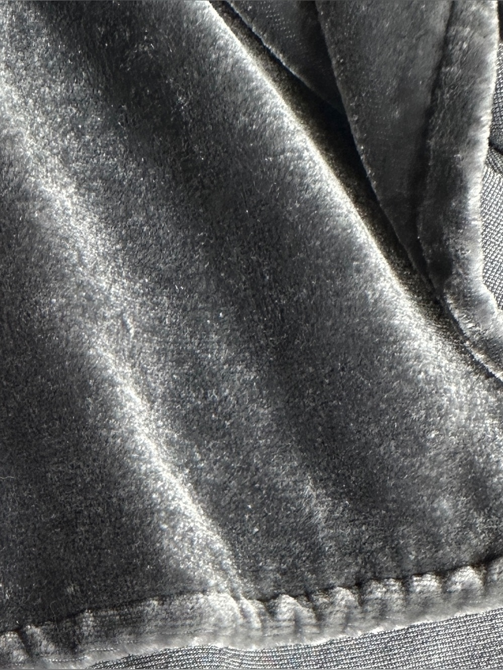 Eileen Fisher Crushed Velvet Tunic Collar Shirt, Size XS - Picture 9 of 9